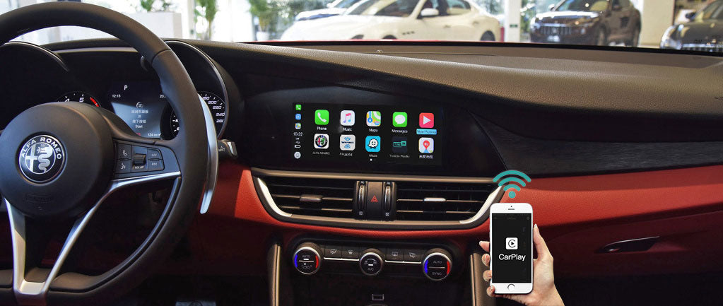 CarPlay/Android Auto for Alfa Romeo Stelvio & Giulia 16-19